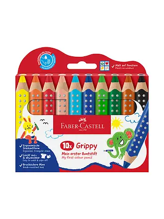 FABER-CASTELL | Grippy Buntstift 10er Set | 